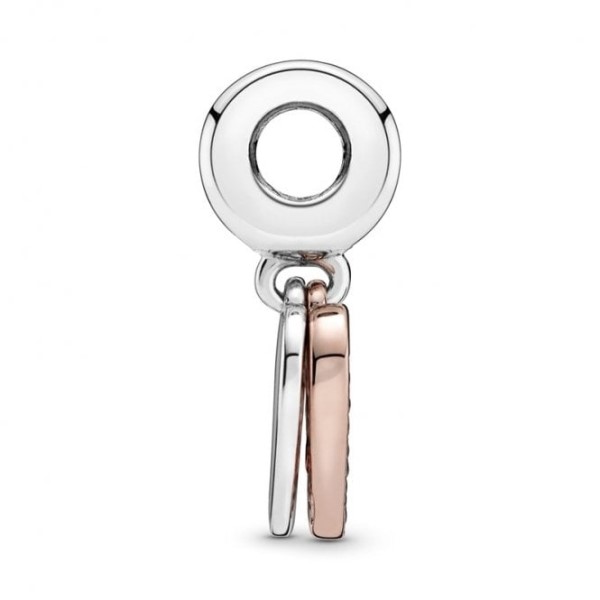 Sparkling Freehand Heart Dangle Charms Pandora Suomi