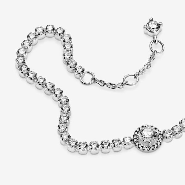 Sparkling Halo Tennis Pandora Suomi Bracelet