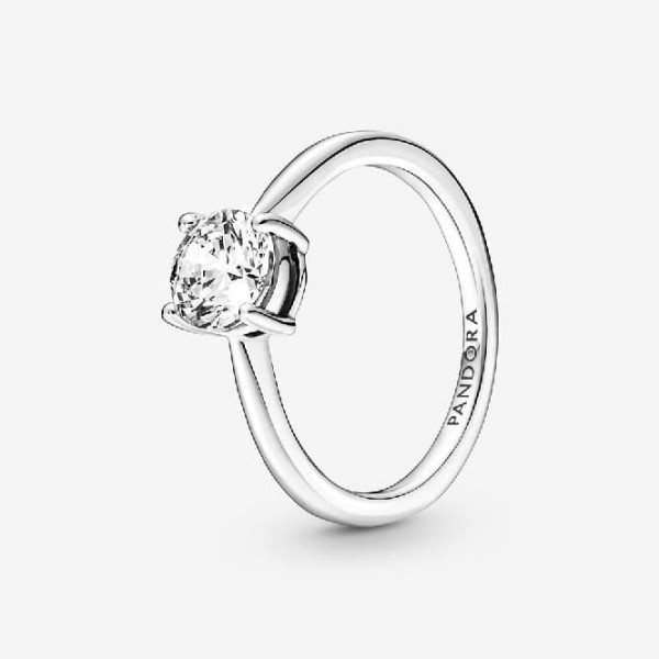 Sparkling Solitaire Ring Pandora Suomi