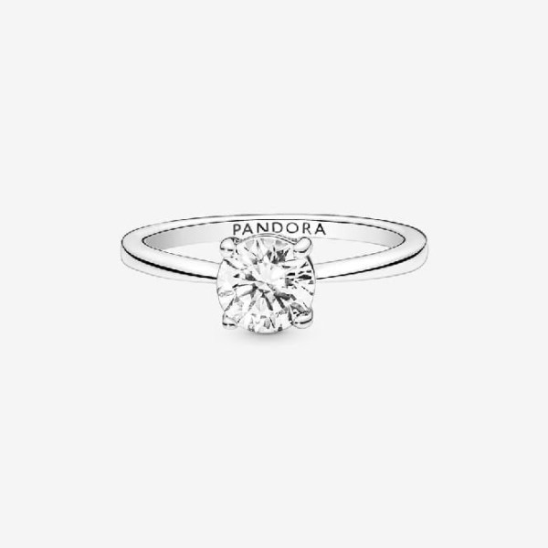 Sparkling Solitaire Ring Pandora Suomi