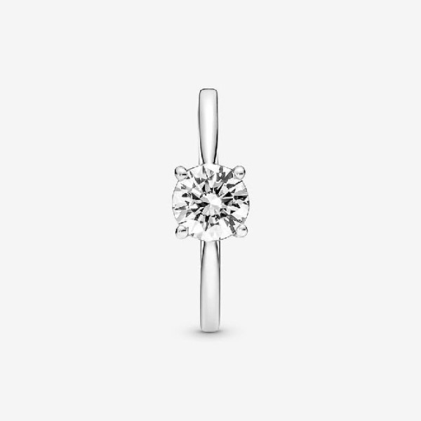 Sparkling Solitaire Ring Pandora Suomi
