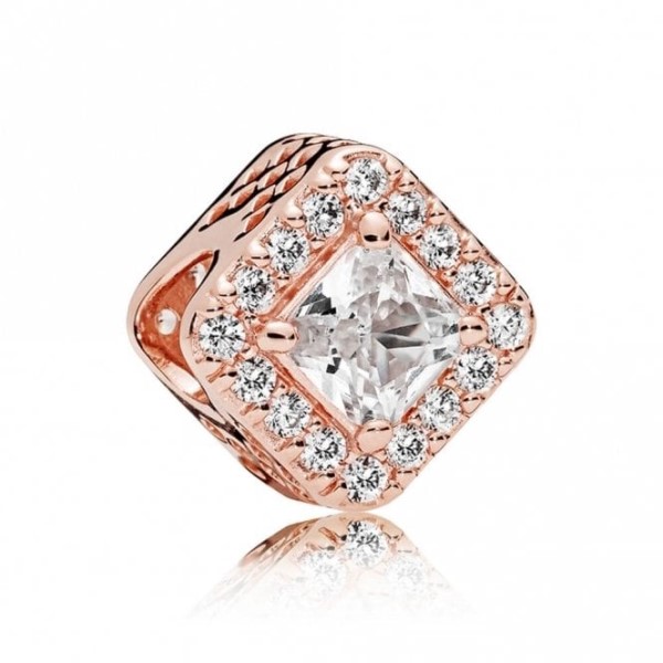 Square Sparkle Halo Charms Pandora Suomi