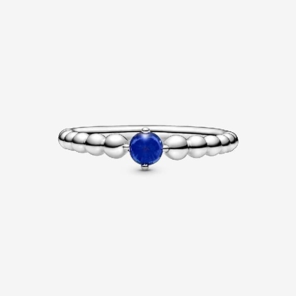 Syyskuu Birthstone Pandora Suomi Merkki Helmisormus