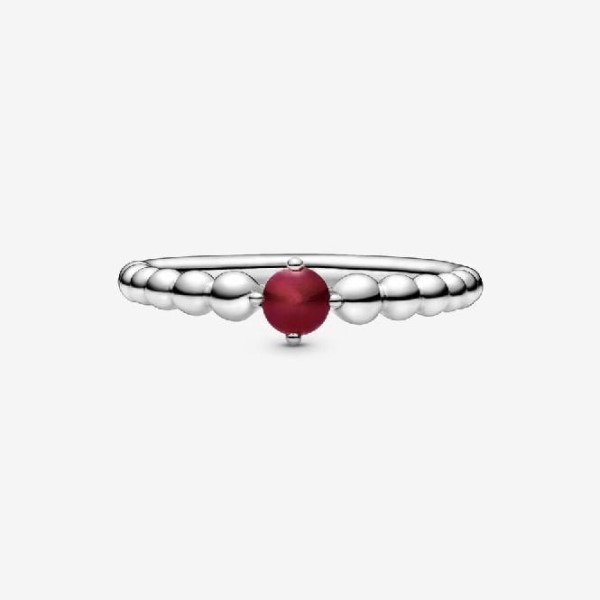 Tammikuu Birthstone Pandora Suomi Merkki Helmisormus