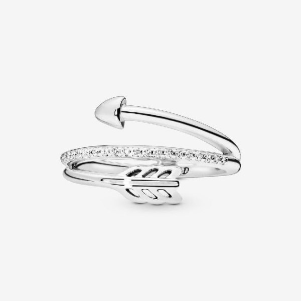 Wrap-around Arrow Ring Pandora Suomi