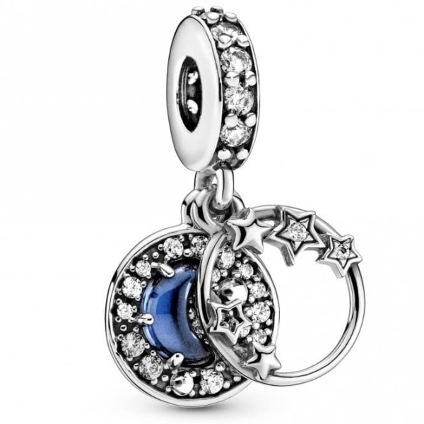 Sininen Yötaivas Puolikuu & Tähdet Roikkuvat Hurmaa Pandora Suomi