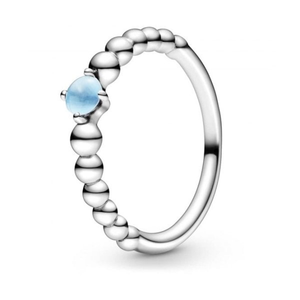 Joulukuu Birthstone Pandora Suomi Merkki Helmisormus