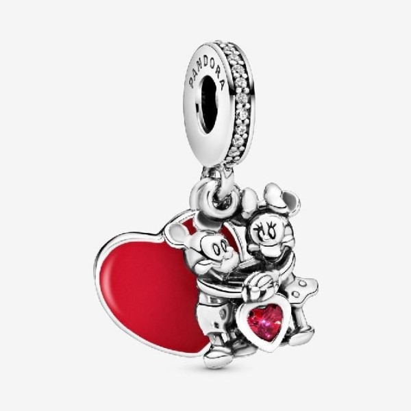 Disney Mikki Hiiri & Minni Hiiri Rakastavat Dangle Charms Pandora Suomi