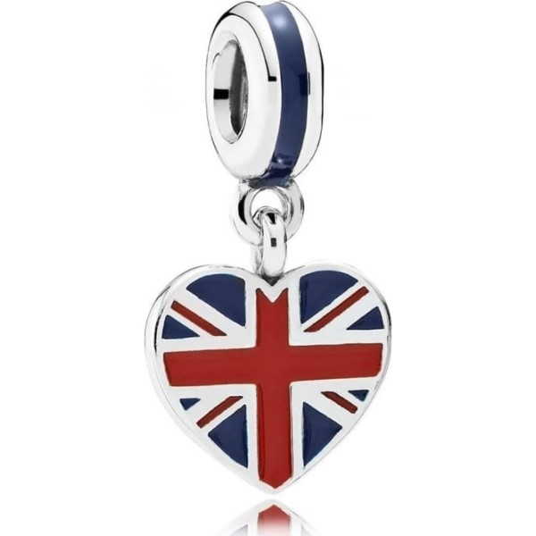 Iso-britannian Liitto Jack Heart Dangle Charms Pandora Suomi
