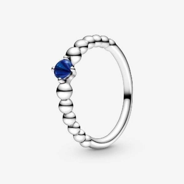 Syyskuu Birthstone Pandora Suomi Merkki Helmisormus