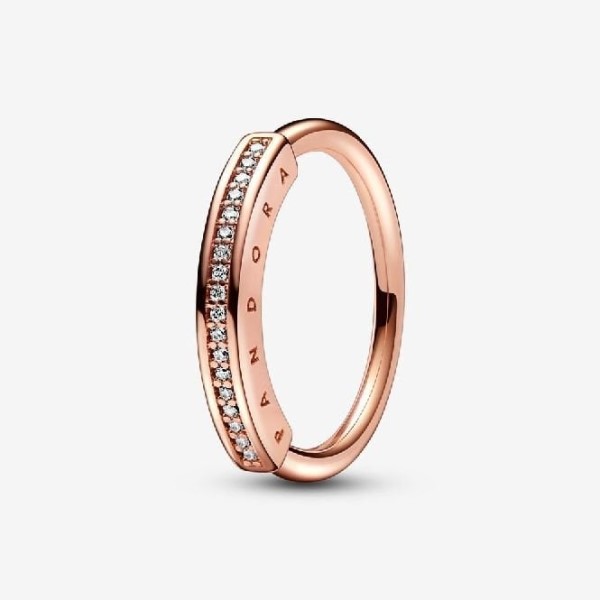 Signature Rose Pandora Suomi I-d Pave Ring
