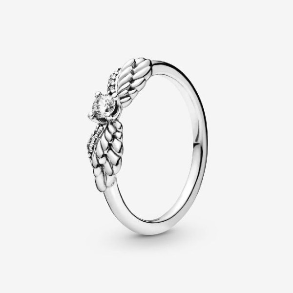 Kimalteleva Pandora Suomi Angel Wings Ring